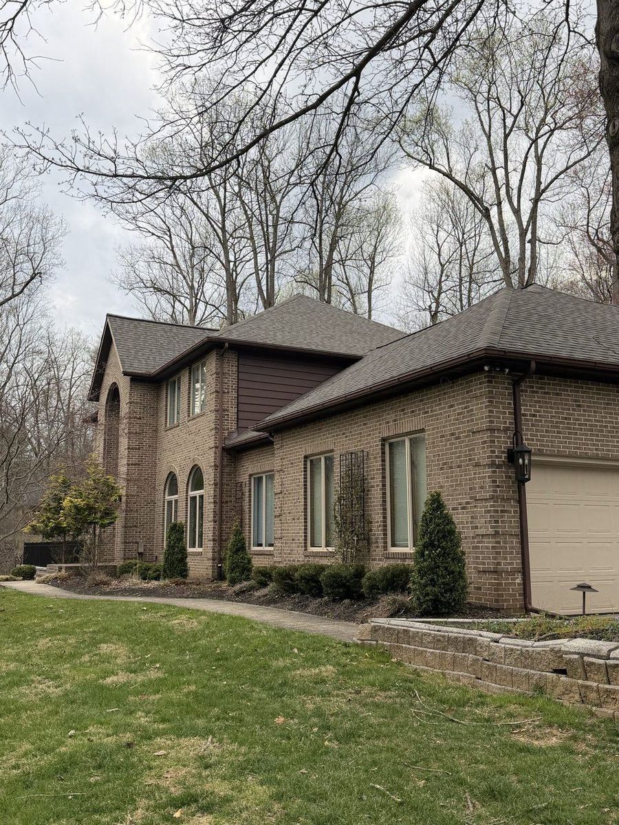 Pre-closing roof replacement CertainTeed Landmark Weathered Wood Owings Mills MD